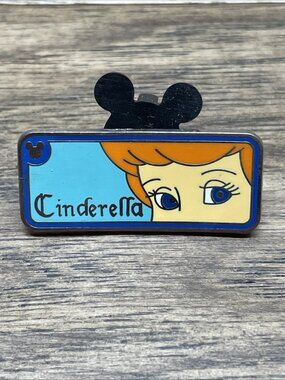 2007 Disney Cinderella Hidden Mickey Rear View Mirror Princess Pin KG JD